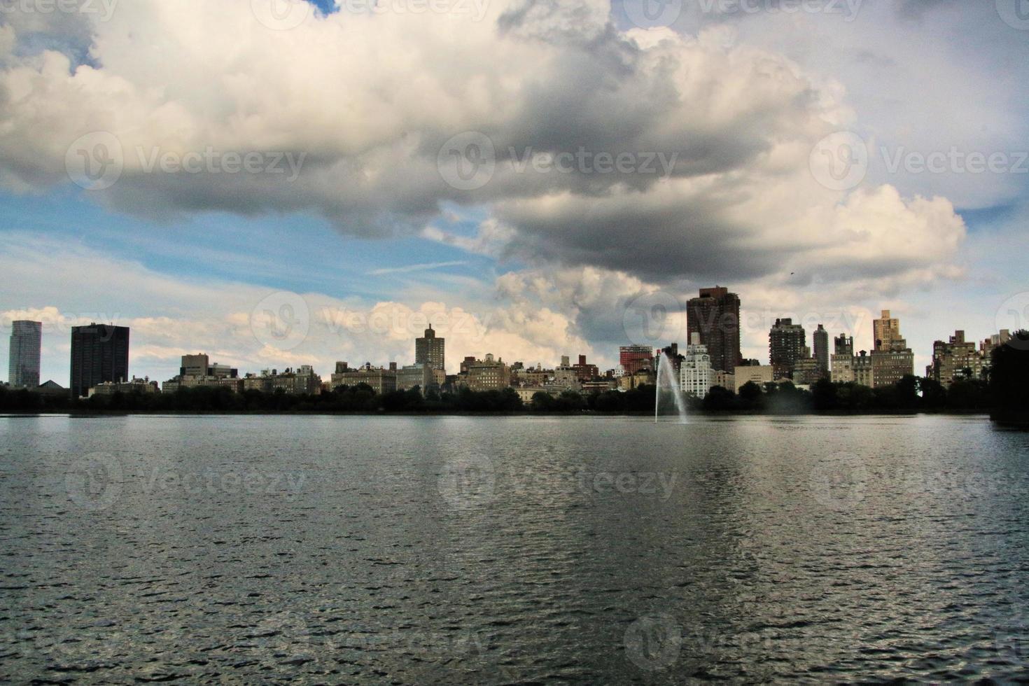 A Panoramic view of New York city in the USA photo