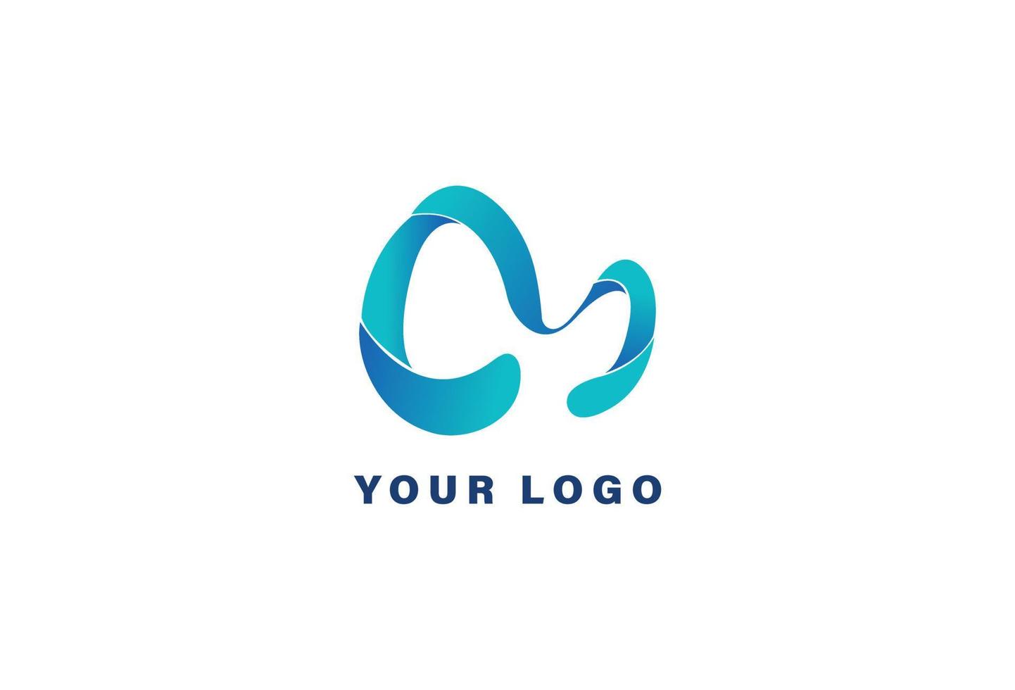 M letter logo design template vector