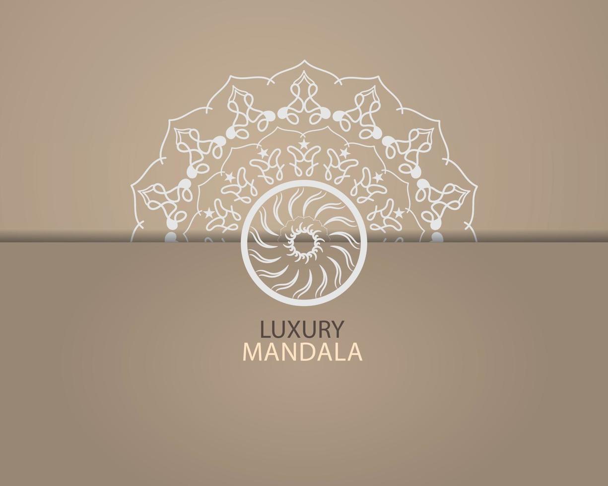 invitation card templates with gold patterned and crystals color luxury mandala background with golden arebesque pattern arabic islamic east style. ramadan style decorative mandala, flyer banner vector