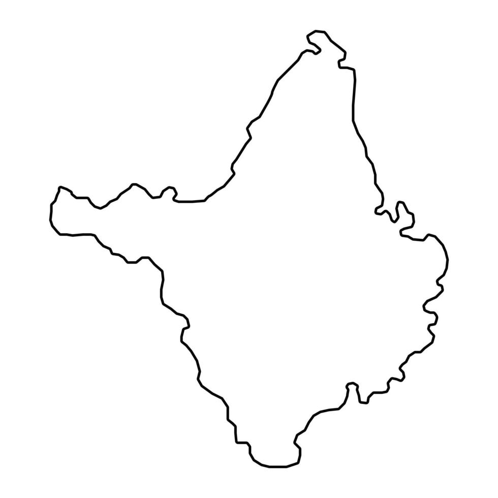 mapa amapa, estado de brasil. ilustración vectorial vector