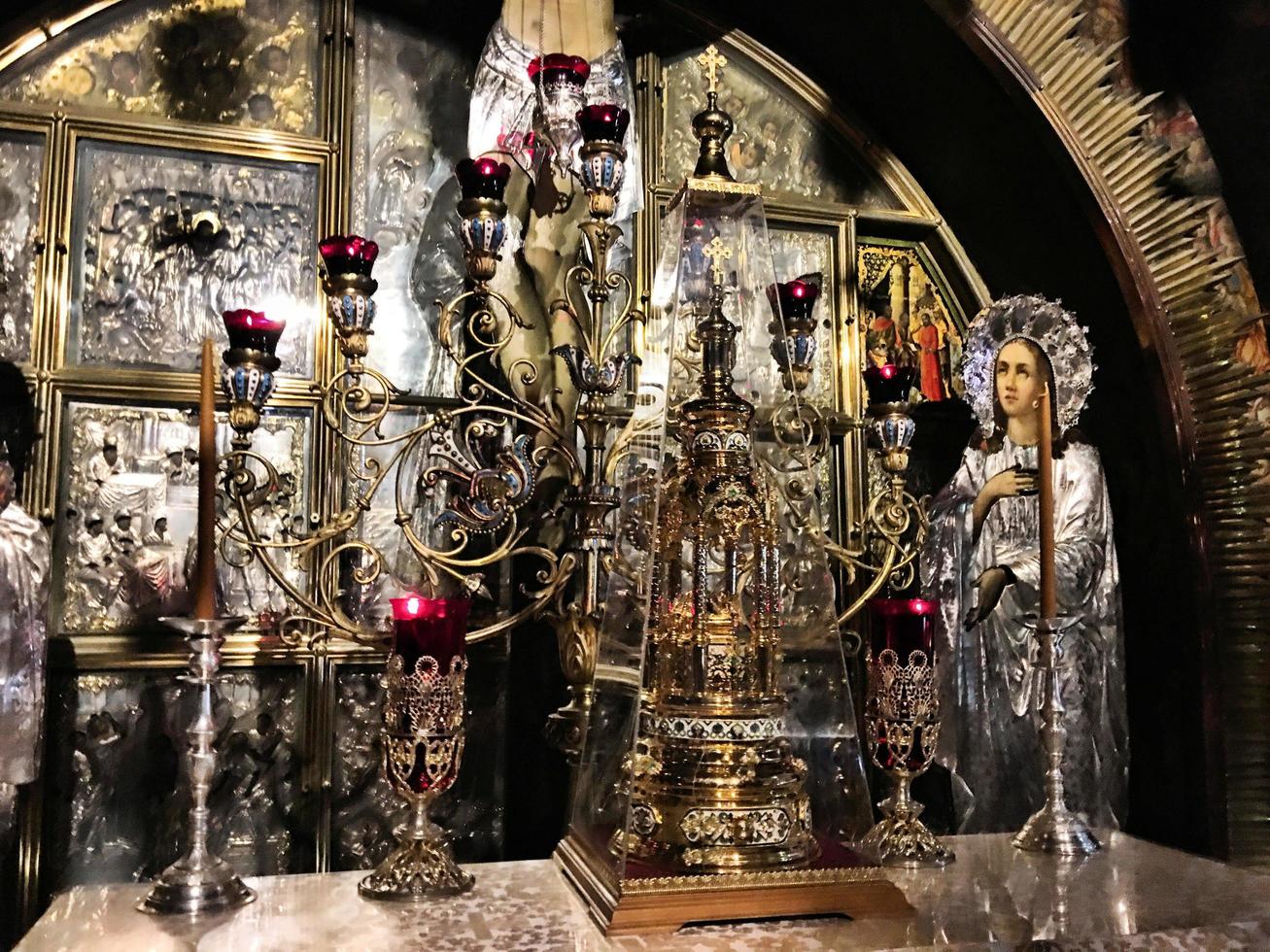 Jerusalem in Israel in May 2019. A view of the Church of the Holy Seplecre in Jerusalem photo