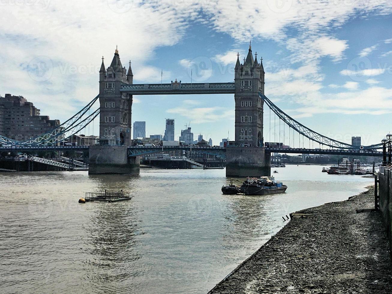 A view of Tower Bridge in London photo