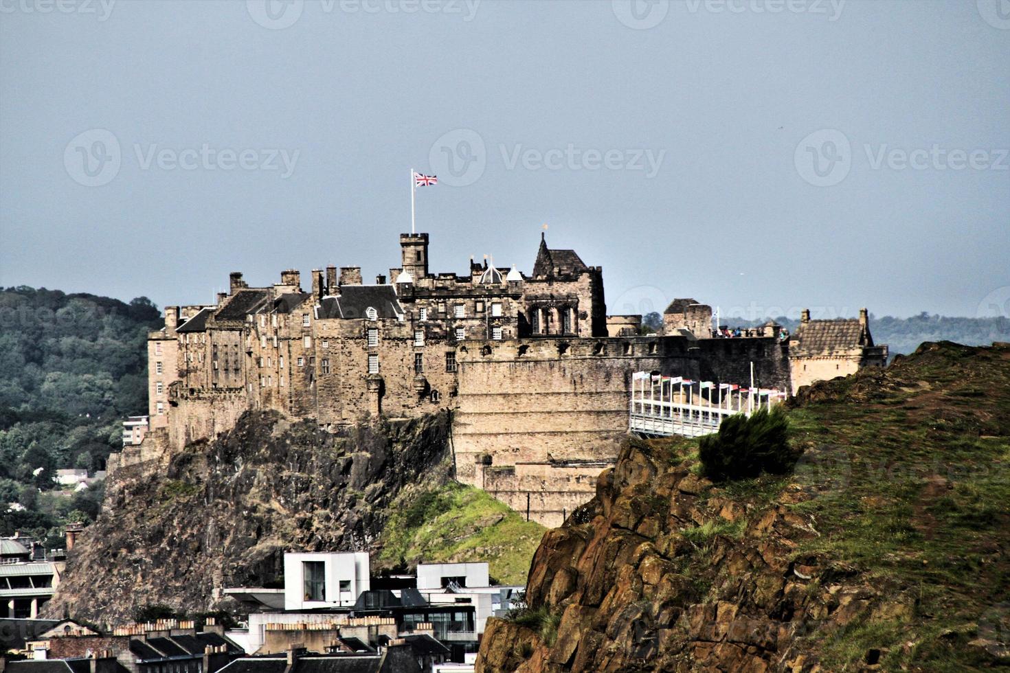 A view of Edinburgh Castle photo