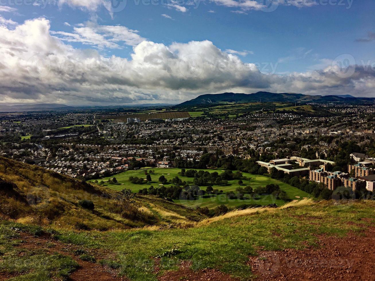 A panoramic view of Ediburgh photo