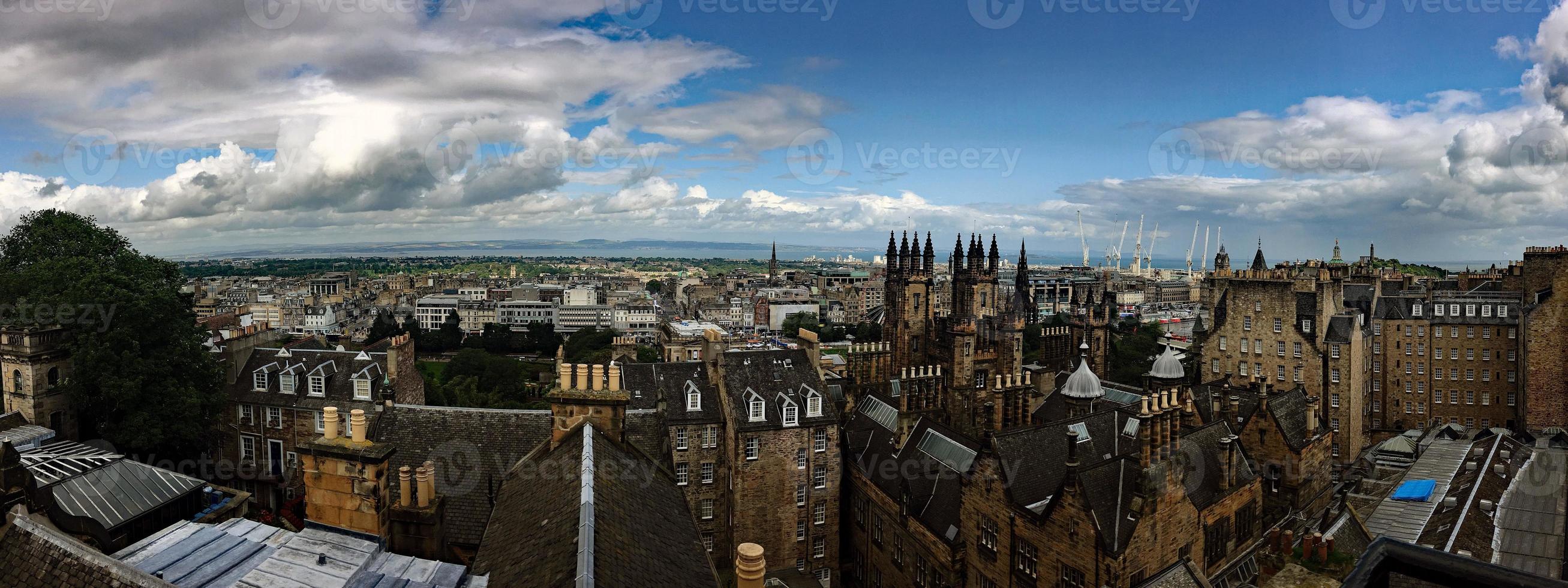 A panoramic view of Ediburgh photo