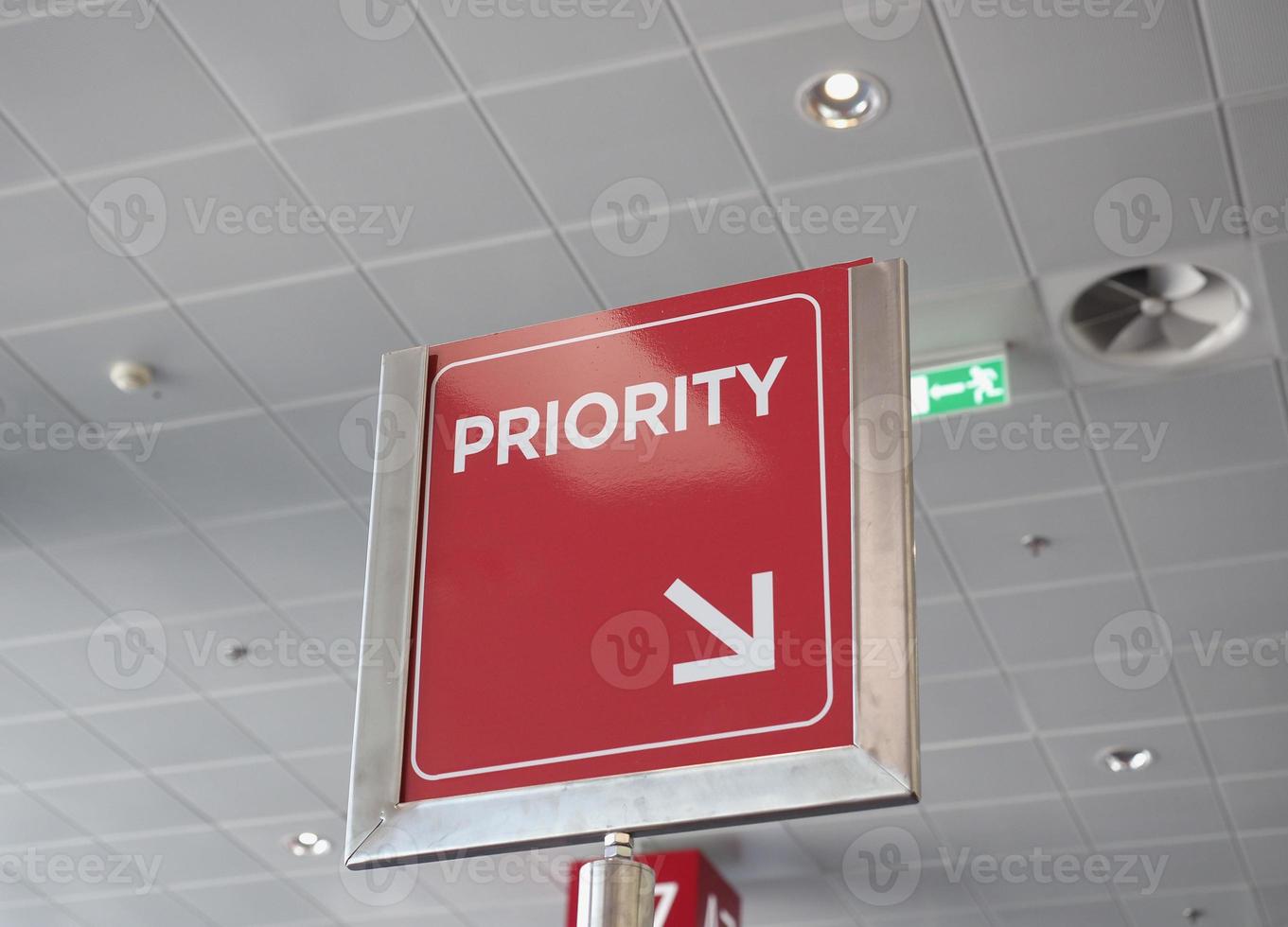 priority queue sign photo