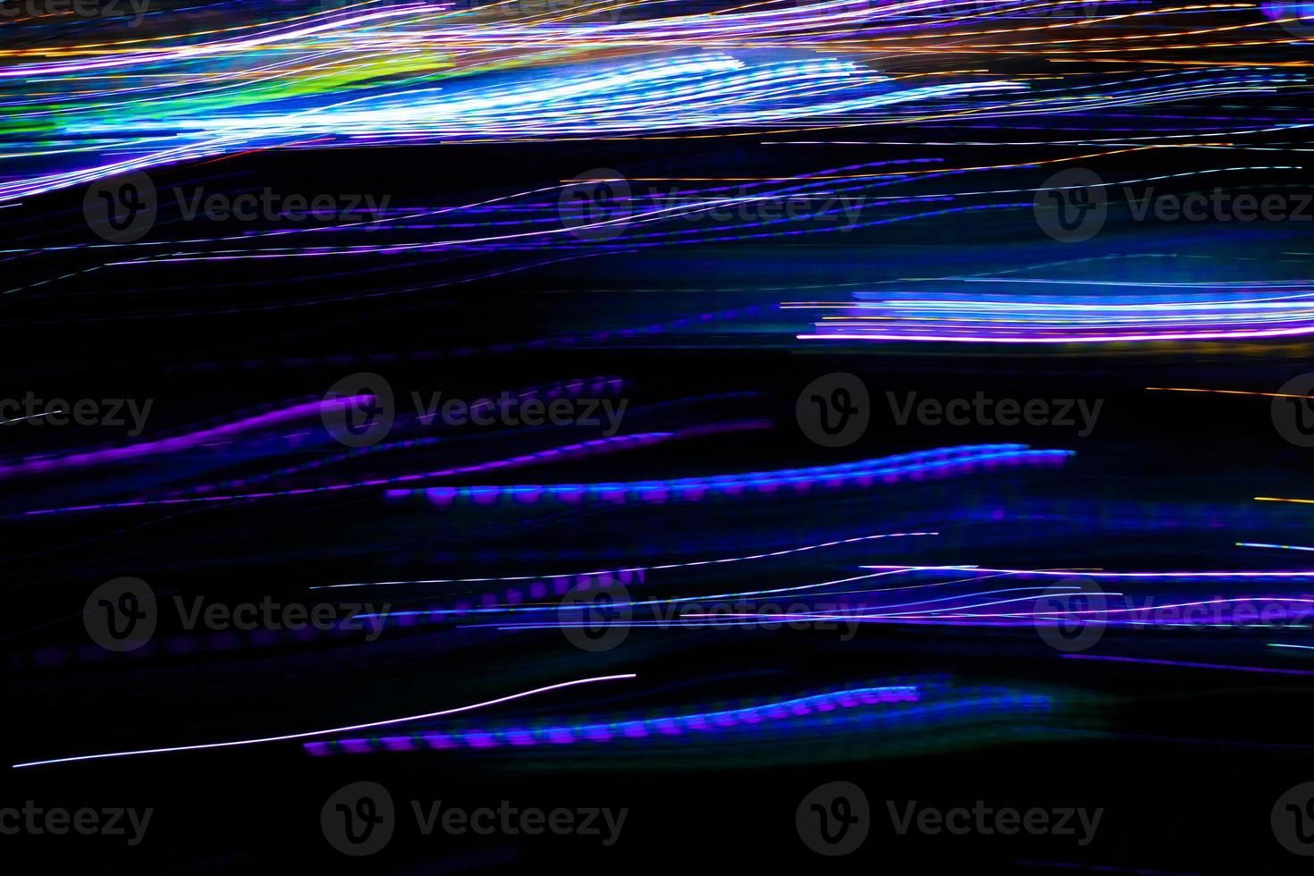 Abstract motion city night lighting. photo