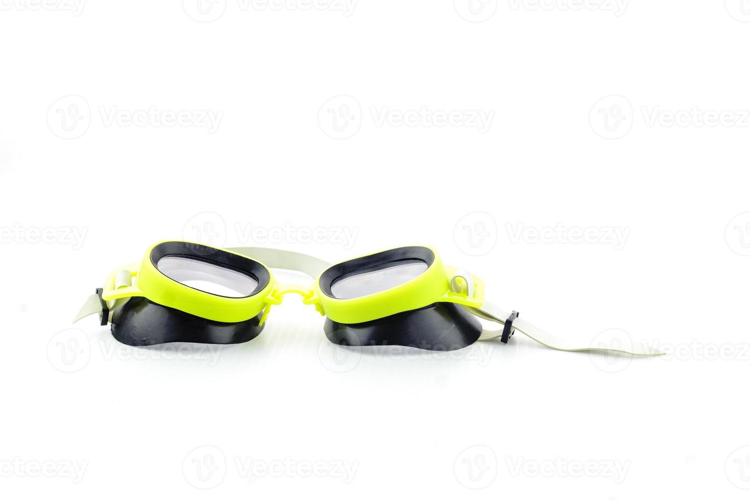 Goggles on white background photo