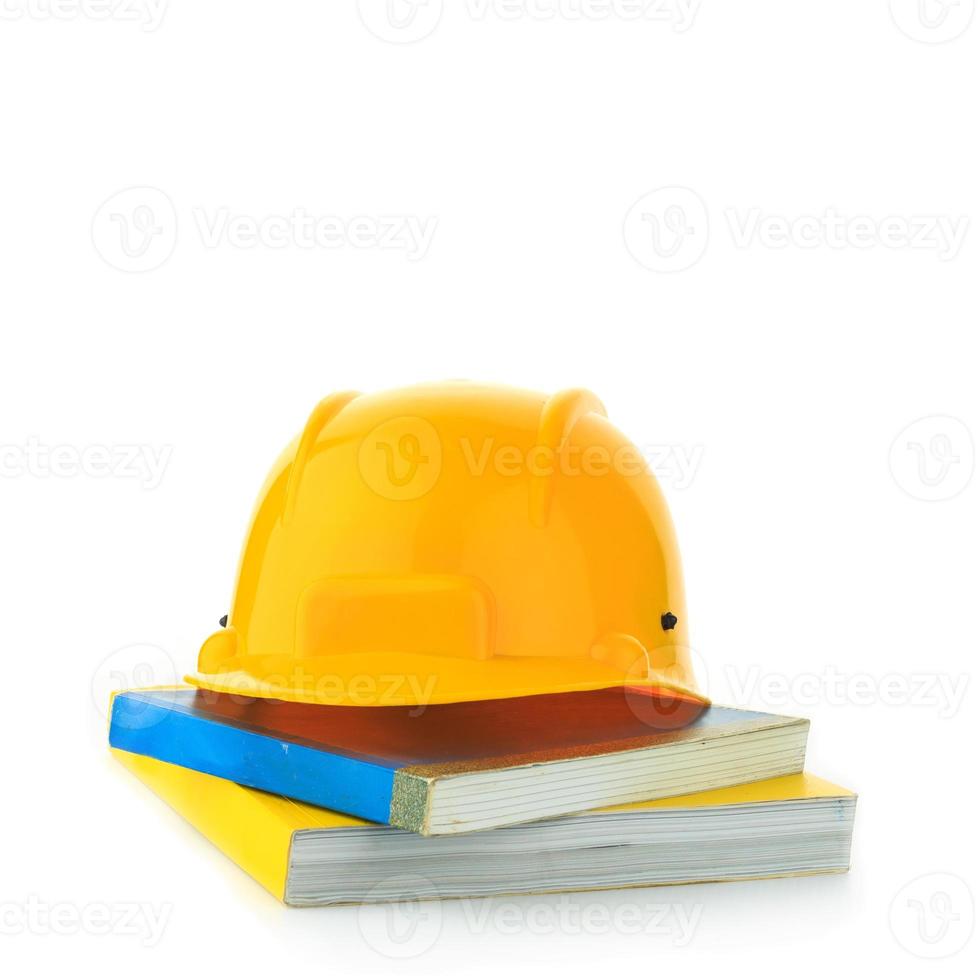 Construction industry education concept on white photo