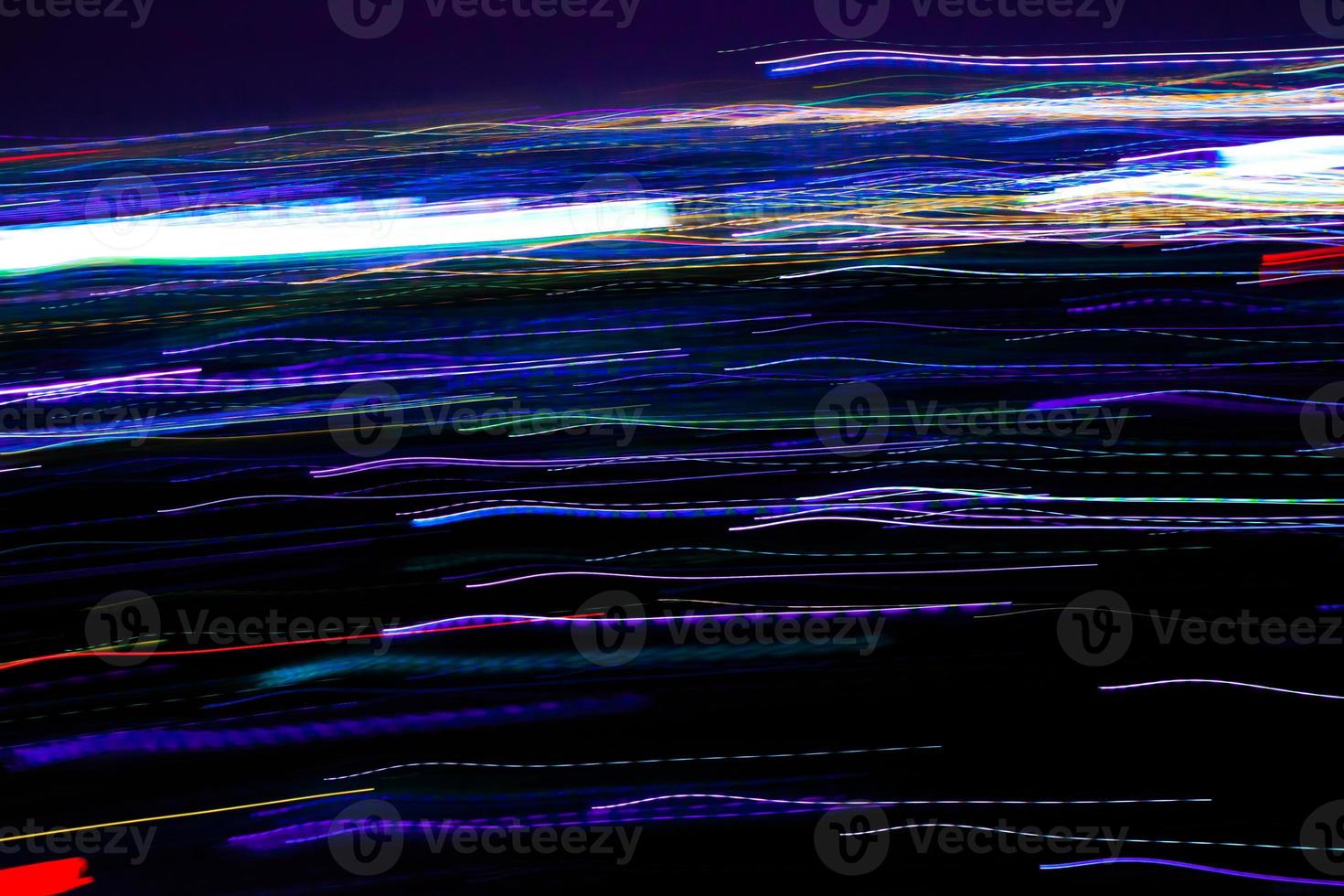 Abstract motion city night lighting. photo