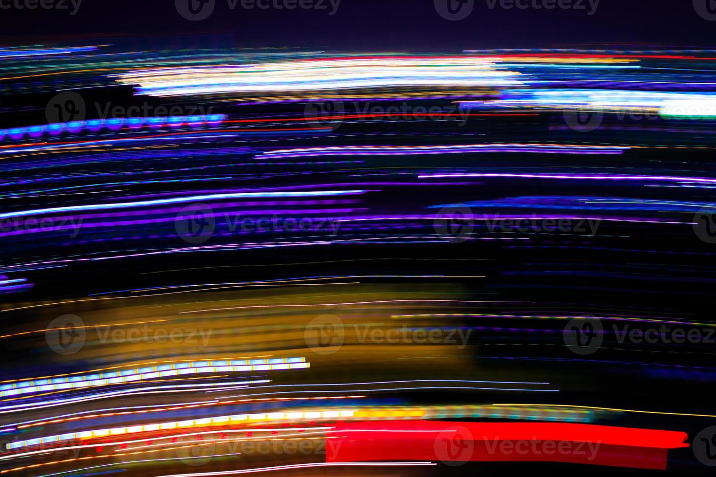 Abstract motion city night lighting. photo