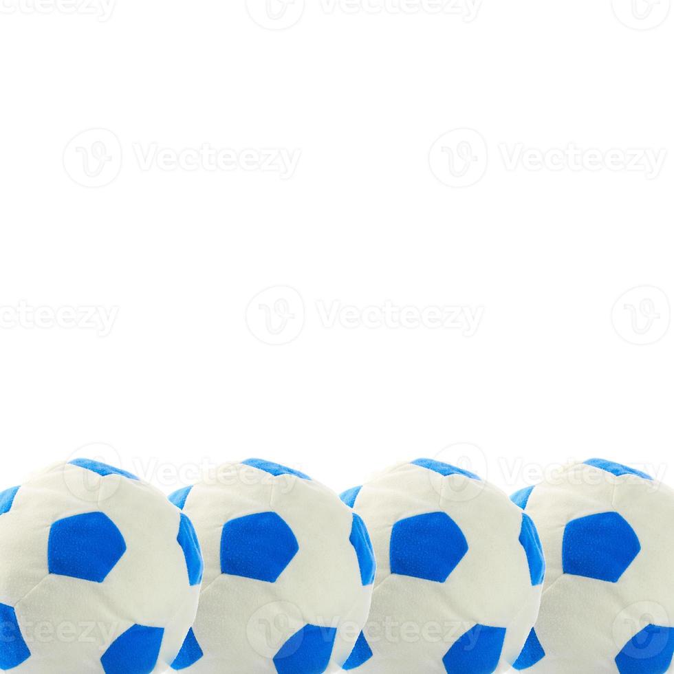 blue and white cloth ball toy photo
