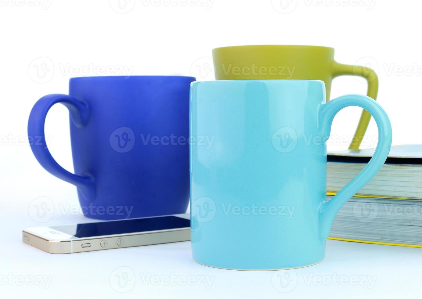 Colorful coffee cup photo