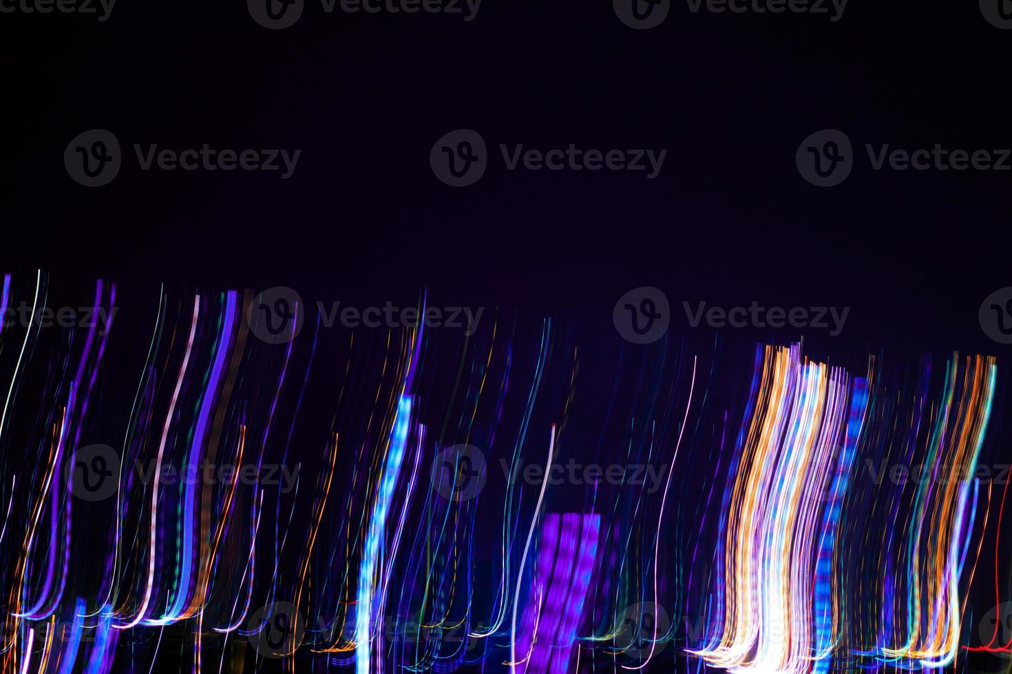 Abstract motion city night lighting. photo