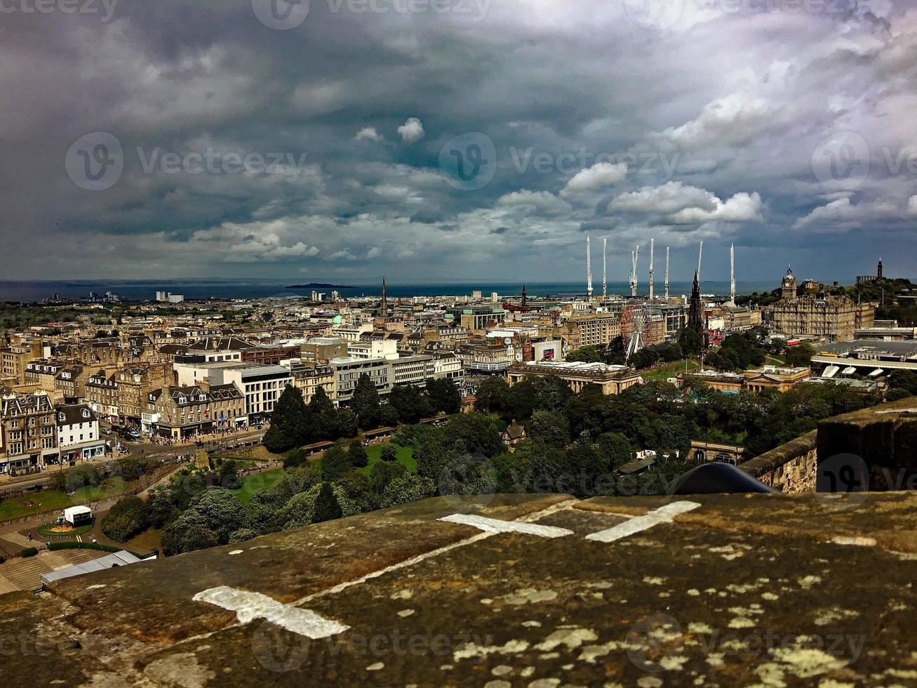 A panoramic view of Ediburgh photo