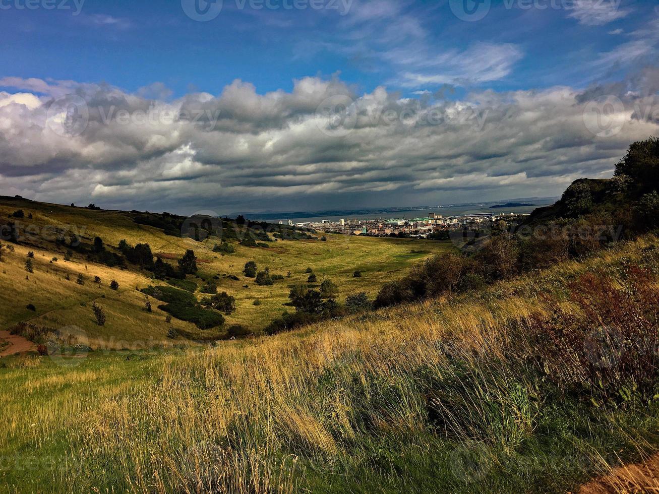 A panoramic view of Ediburgh photo