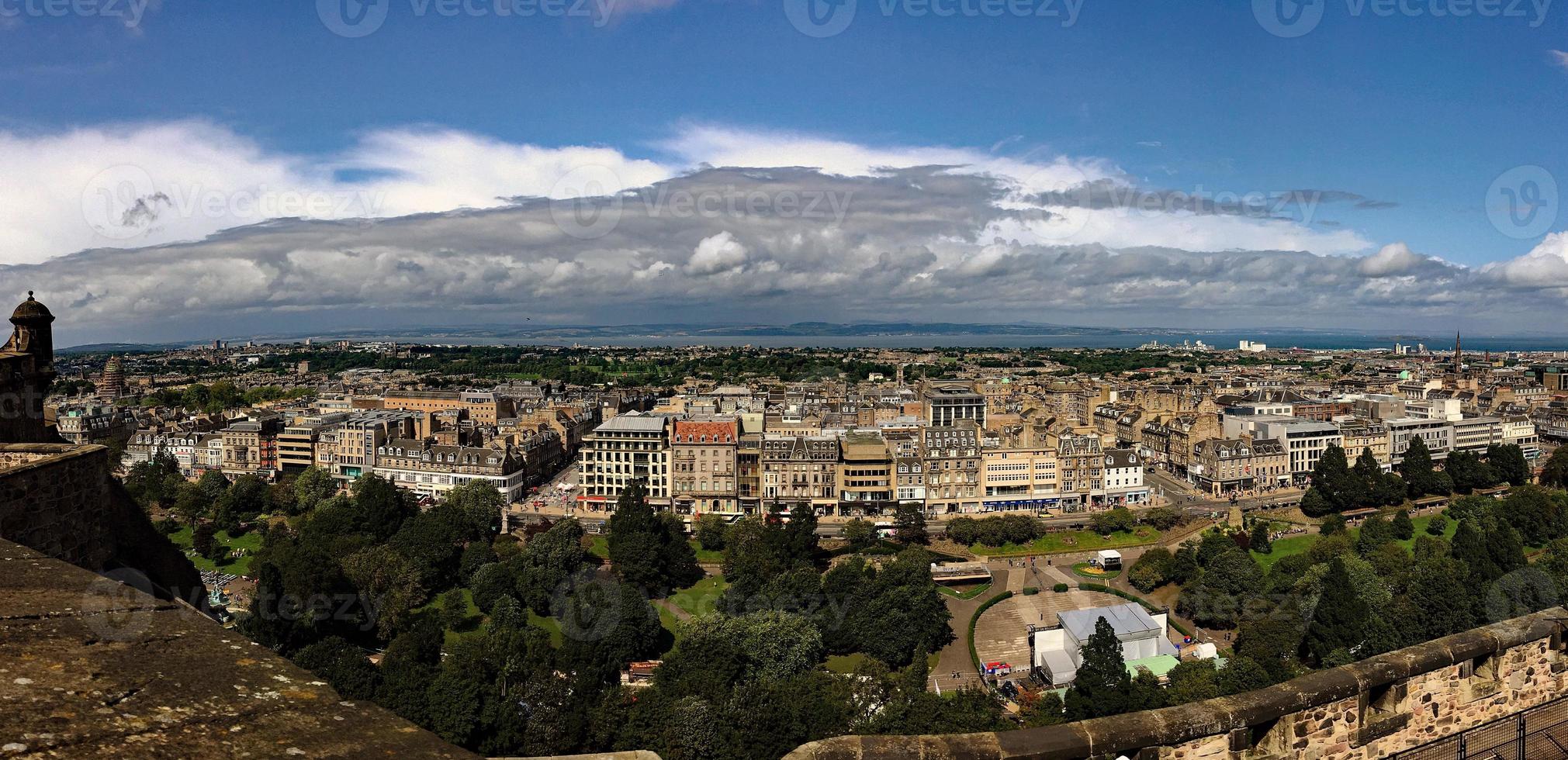 A panoramic view of Ediburgh photo