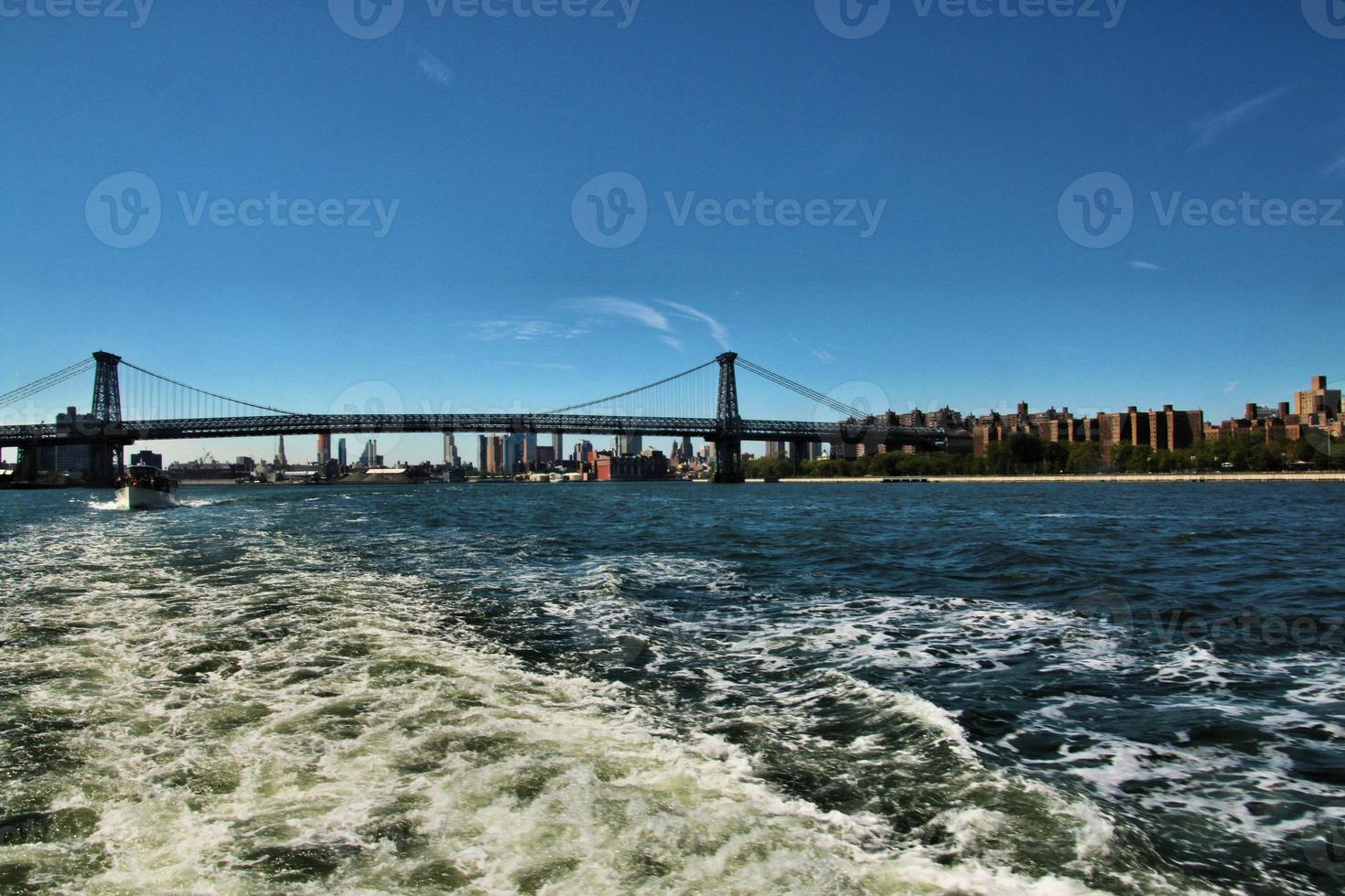 A Panoramic view of New York city in the USA photo