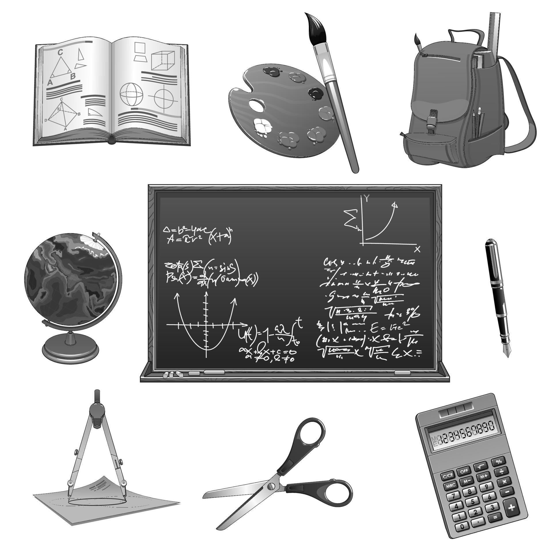 School Study Or Education Vector Icons Set 13054465 Vector Art At Vecteezy School Study Or Education Vector Icons Set 13054465 Vector Art At Vecteezy