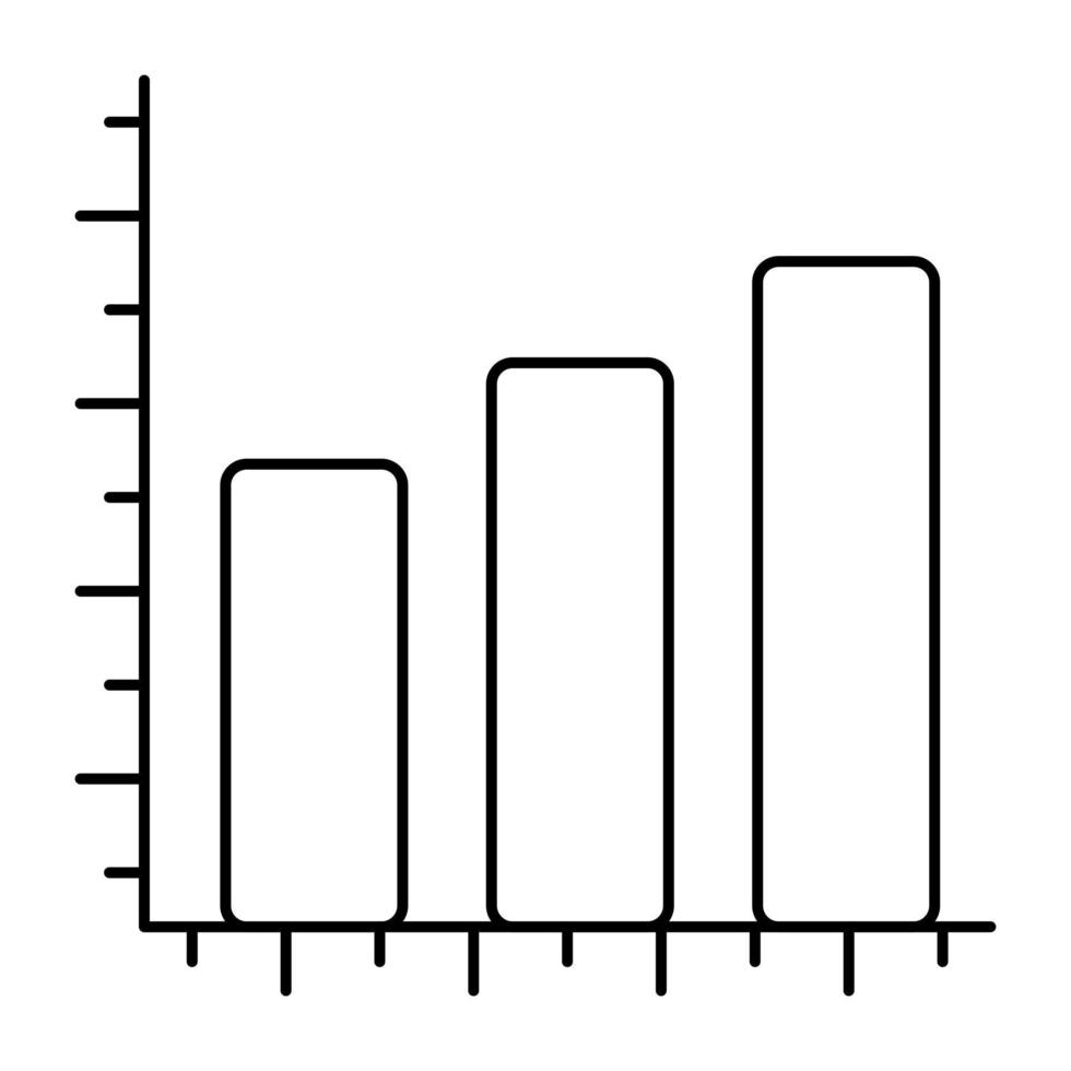 un icono de diseño único de análisis de datos vector