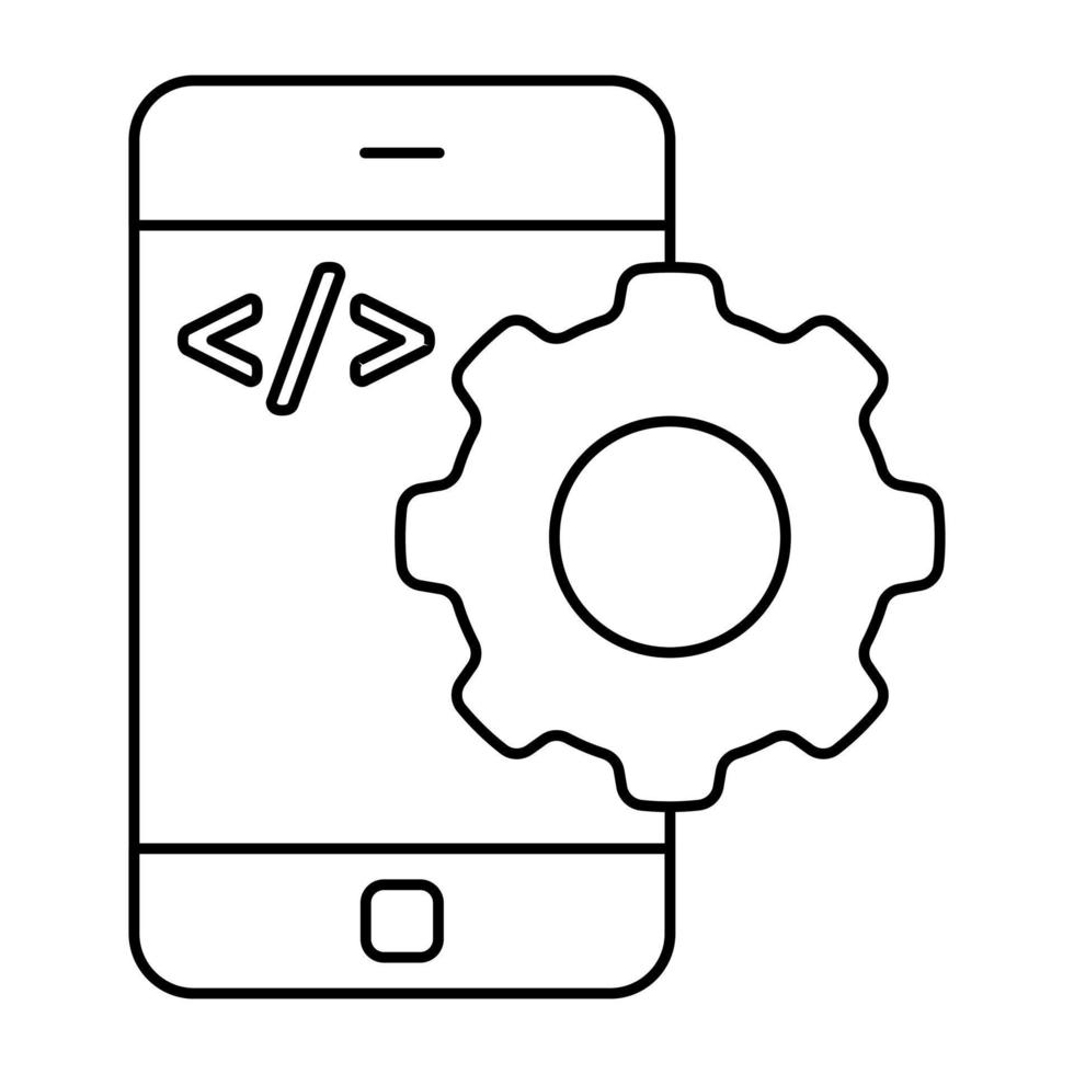 icono de configuración web en diseño plano vector