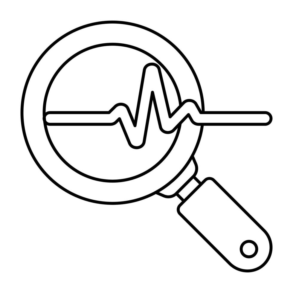 A unique design icon of data analysis vector