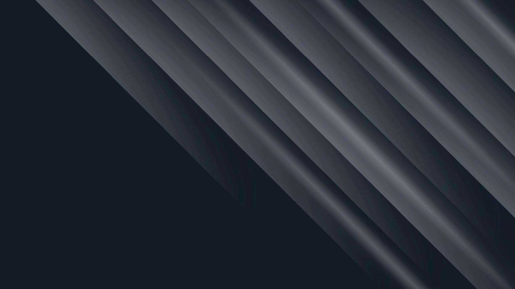 fondo abstracto premium negro con formas geométricas oscuras. vector