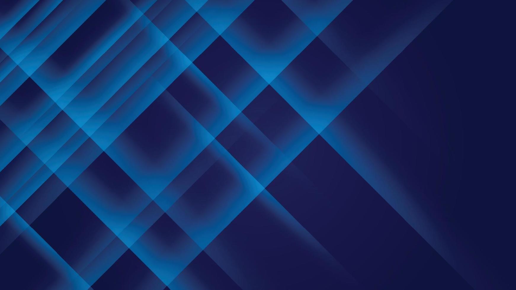 fondo azul abstracto con varias líneas y tiras de color vector