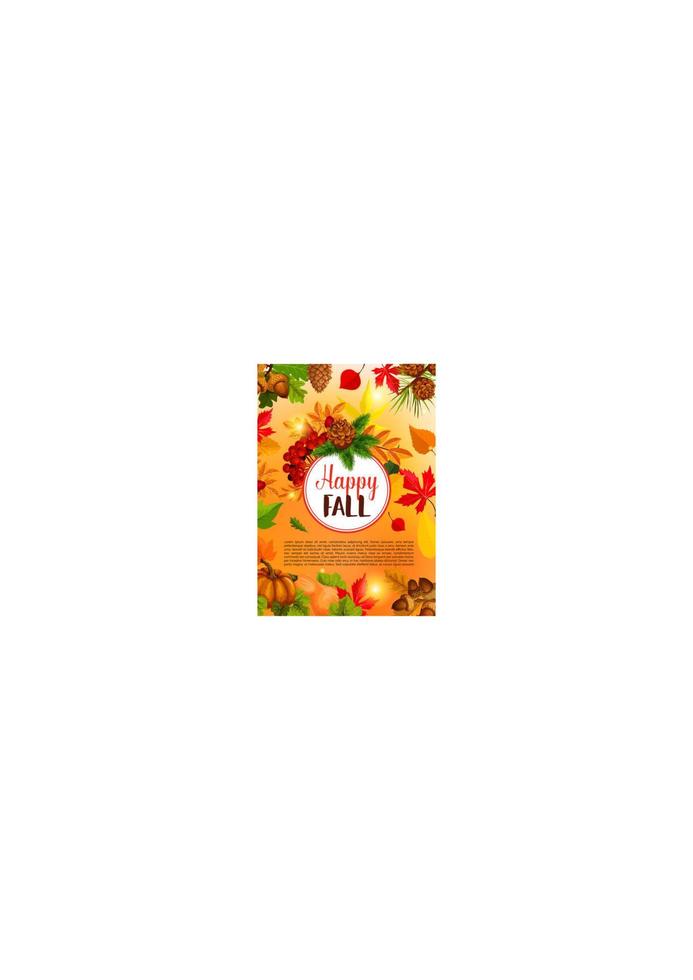 Autumn season and Thanksgiving Day banner design vector