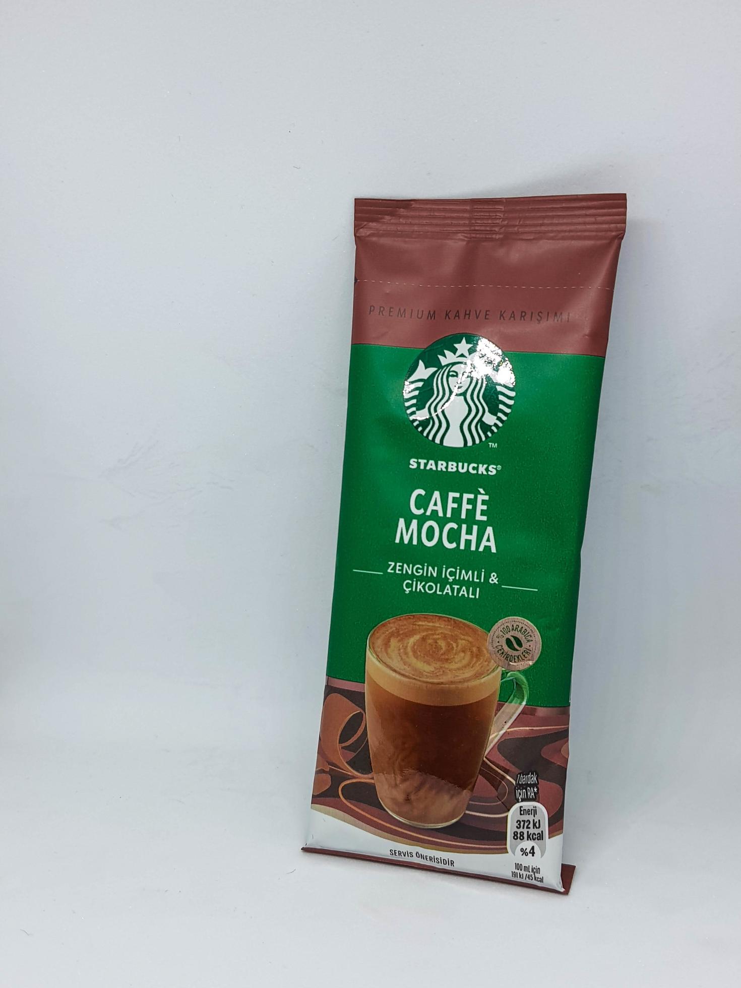 West Java, Indonesia on October 2022. One sachet of Starbucks premium