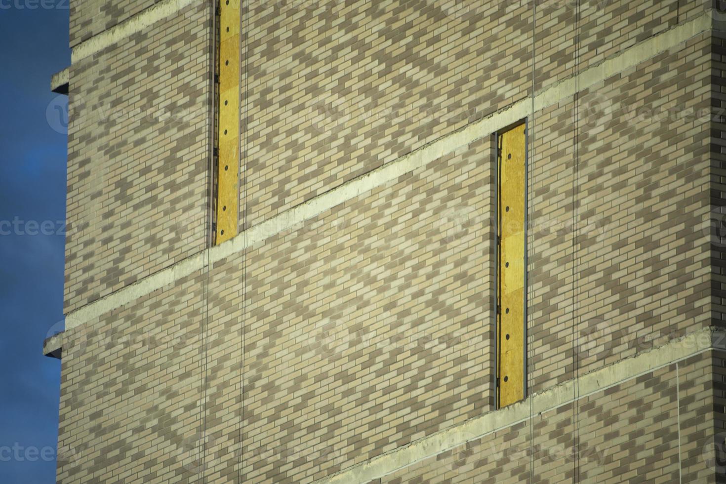 Texture of wall. Details of building. Exterior of house. photo
