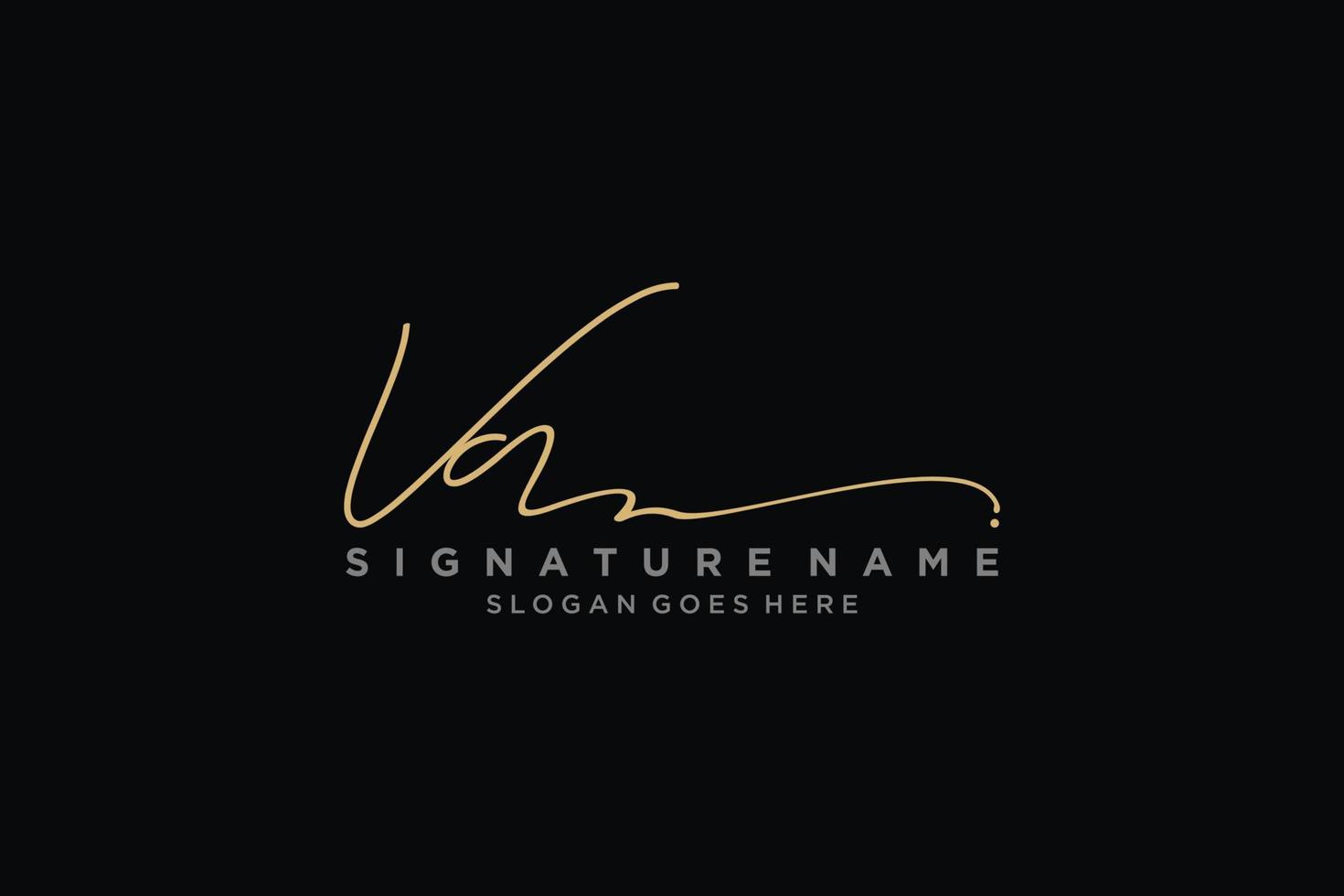 Initial VA Letter Signature Logo Template elegant design logo Sign Symbol template vector icon