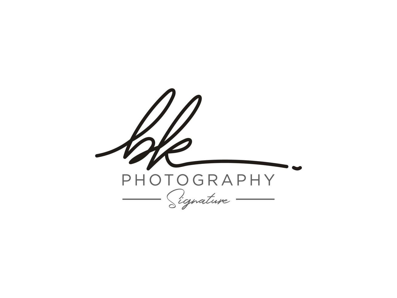 Letter BK Signature Logo Template Vector 13057814 Vector Art at Vecteezy