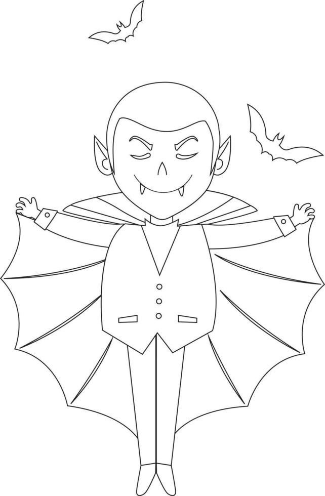 Halloween Line Art And Illustration for Coloring Pages 13058551 Vector ...