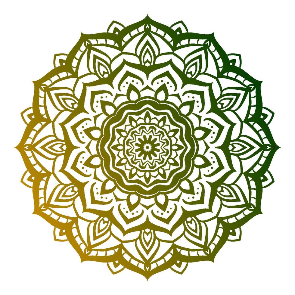 abstract intricate mandala art pattern ethnic round decoration vector design element