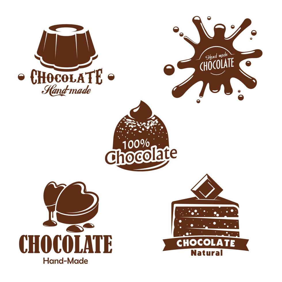 Vector isolated chocolate candy desserts splash