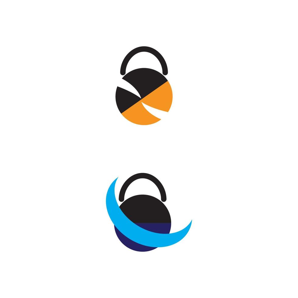 logotipo de diseño de ilustración de vector de icono de fitness