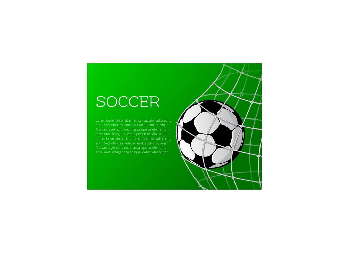 plantilla de cartel de vector para el campeonato de fútbol