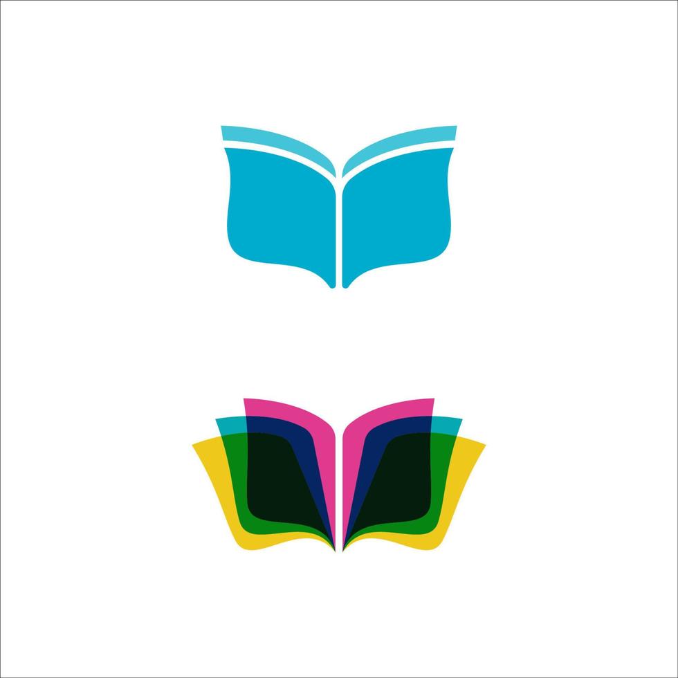 Ilustración de diseño de icono de vector de libro