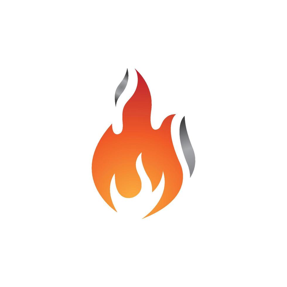 flame icon fire vector design