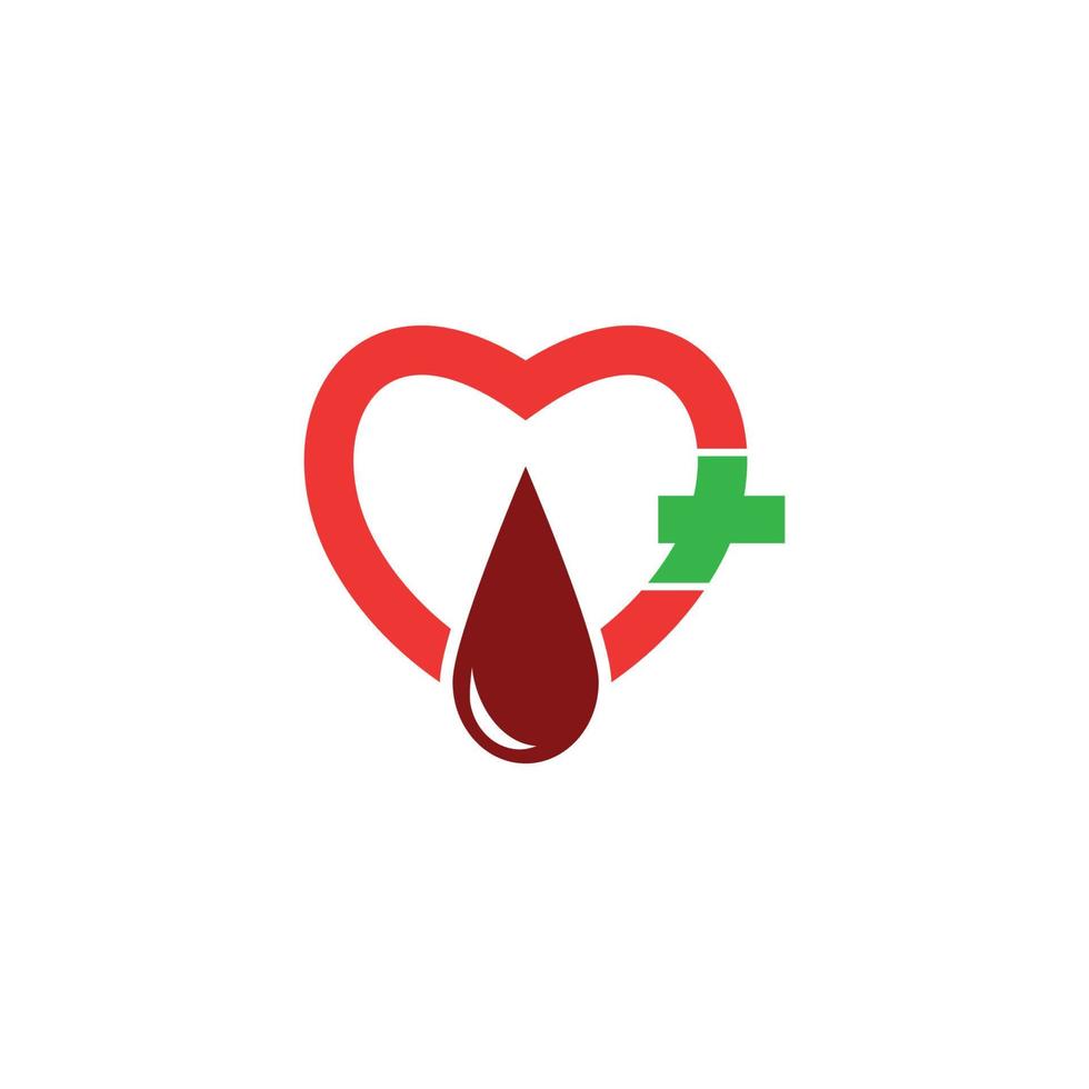 Blood drop donor vector icon