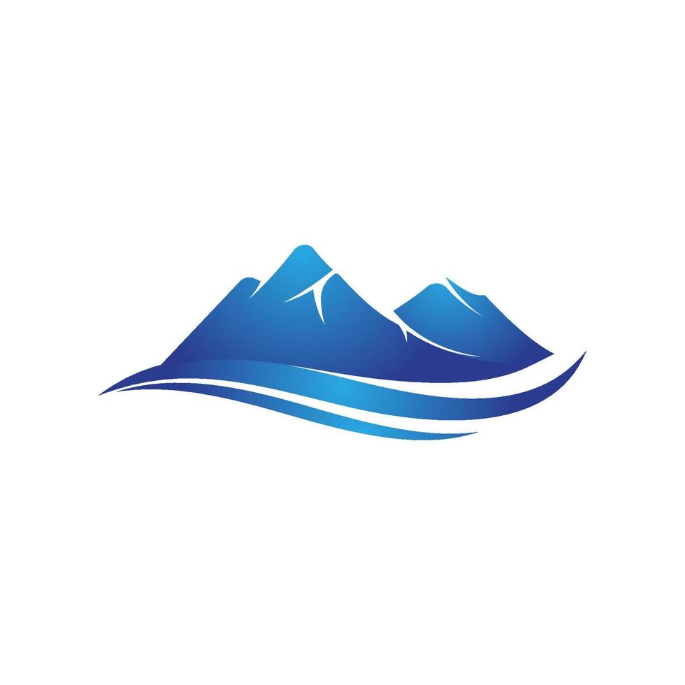 Mountain icon Template Vector