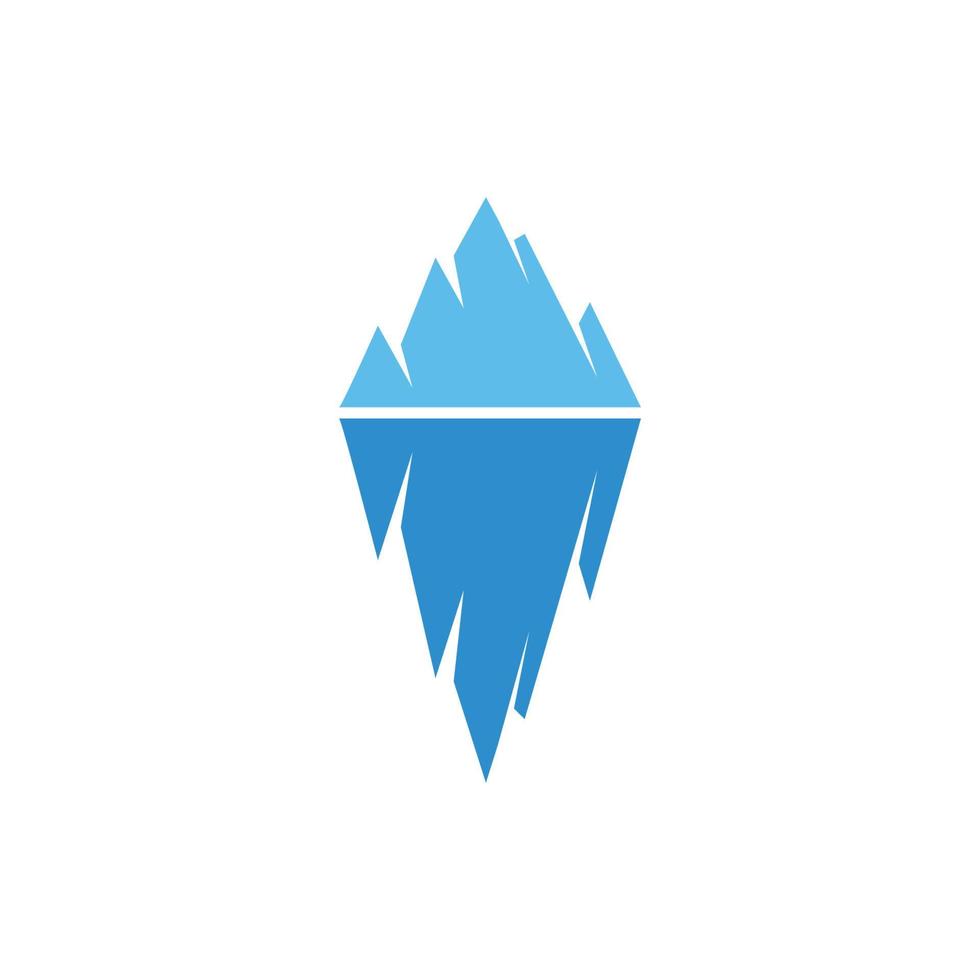 Iceberg vector illustration