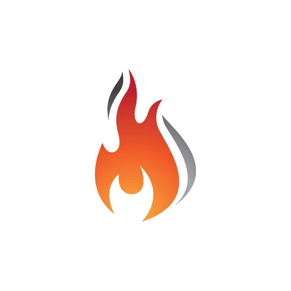 flame icon fire vector design