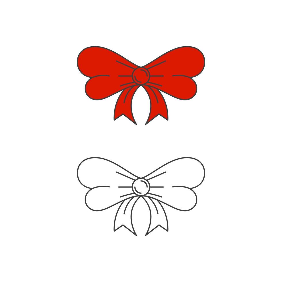Bow Style Vector icon design illustration