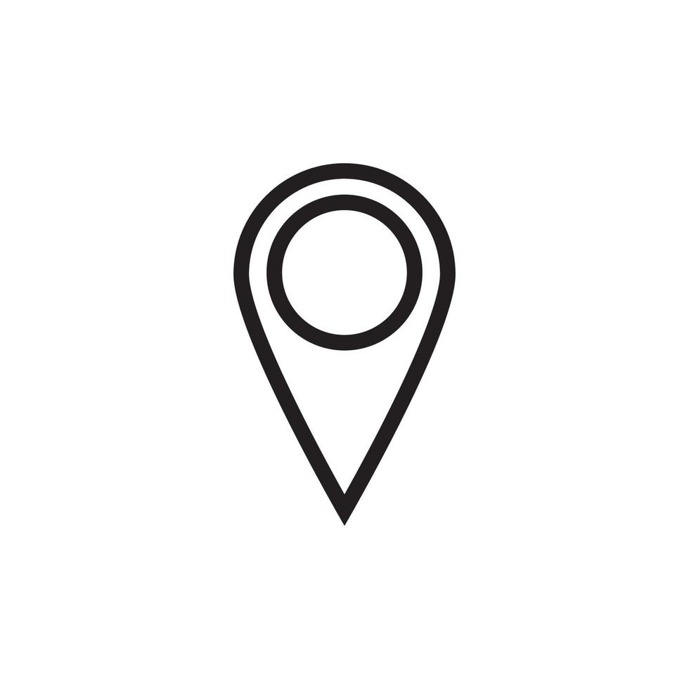 location icon Vector Illustration design Logo