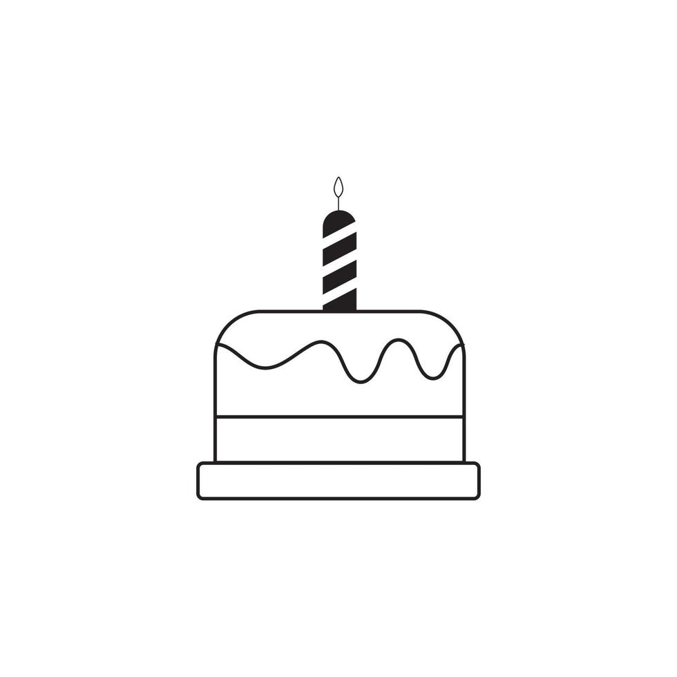 Cake sign icon vector illustration design