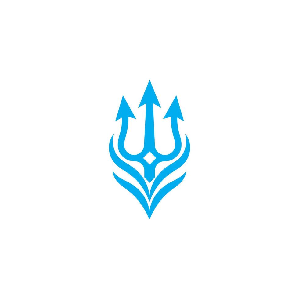 Trident Logo Template vector icon