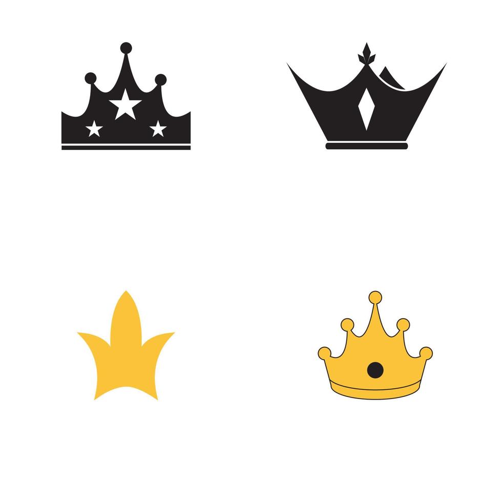 Crown Logo Template vector icon