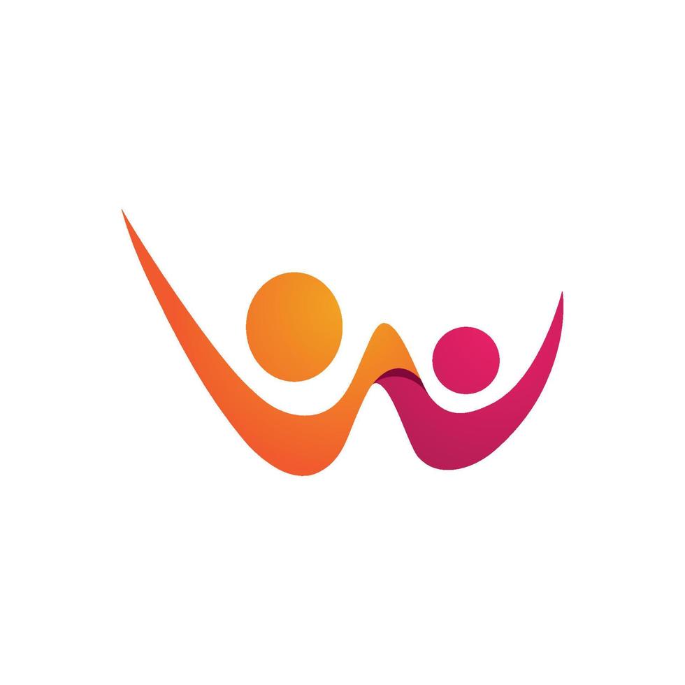 Community, network and social icon vector